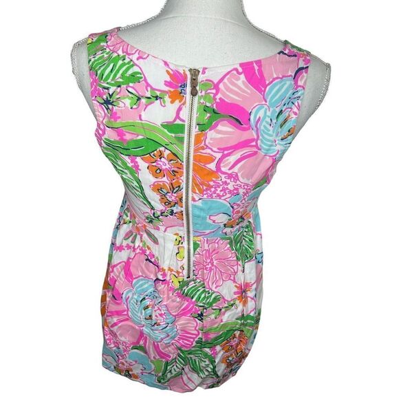 Lilly Pulitzer X Target Bright Floral Babydoll Top Size Small - Picture 3 of 6